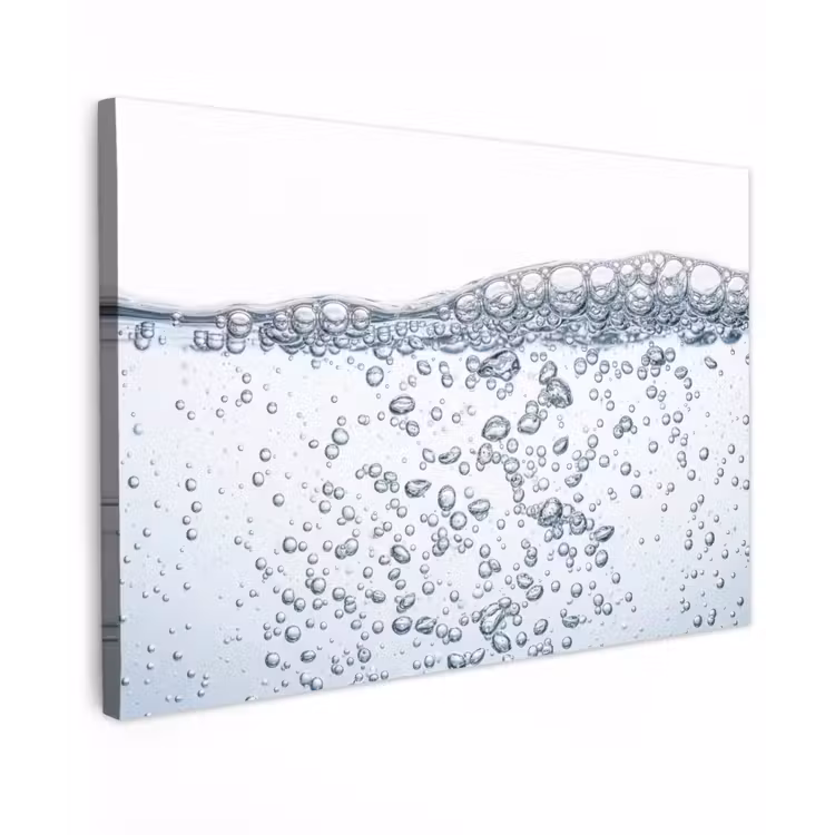 Luchtbellen - Water - Dynamisch canvas 2cm klein -z3d