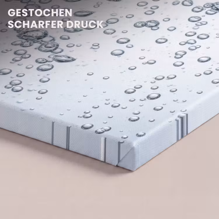 Luchtbellen - Water - Dynamisch canvas 2cm klein -closeup_print_DE