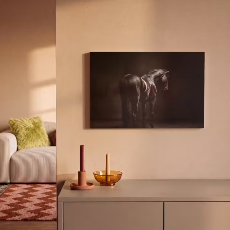 Krachtig - Paard - Donker canvas 2cm klein -sfeer1