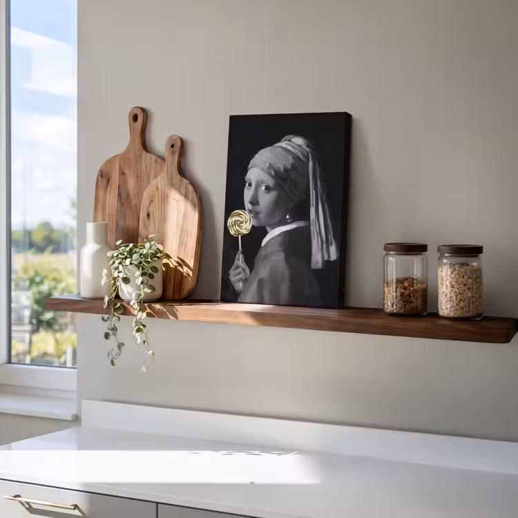 Meisje met de parel - Johannes Vermeer - Lolly - Goud canvas 2cm klein -atmosphere_sfeer3_global