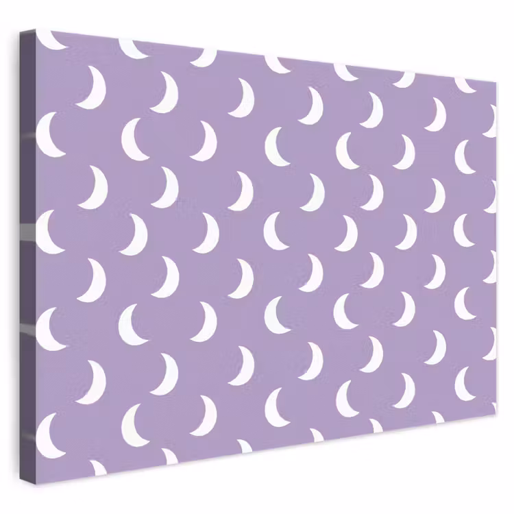 Manen - Patroon - Paars canvas 2cm klein 34 -3d