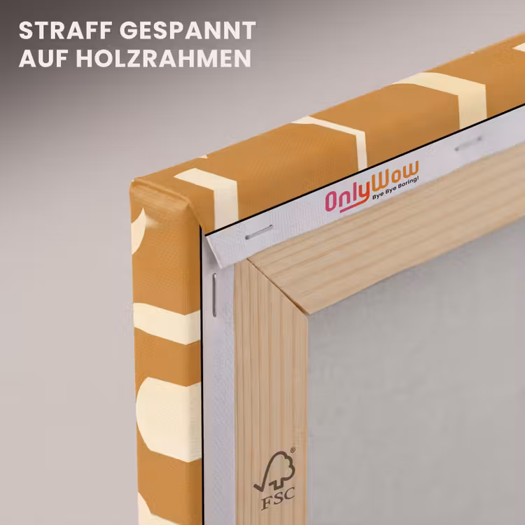 Manen - Patroon - Oker canvas 2cm klein 34 -uniquesellingpoint_afwerking-onlywow_DE