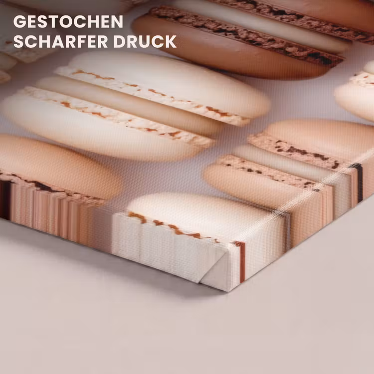 Macarons - Beige - Bruin canvas 2cm klein -closeup_print_DE