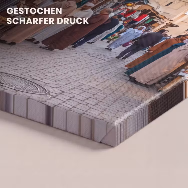 Leinwandbild - Markt – Orientalisch – Farbenfroh - Markt - Oosters - Kleurrijk canvas 2cm klein