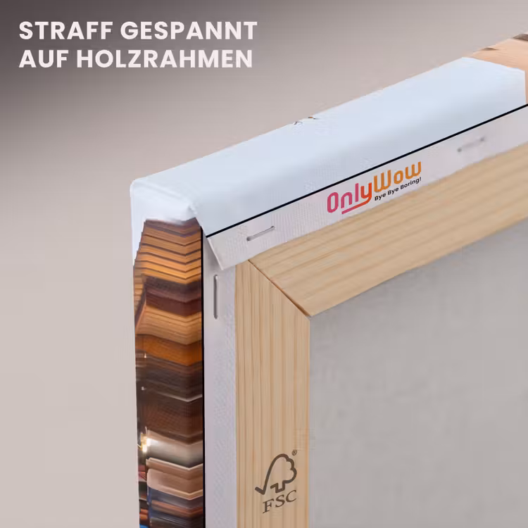 Leinwandbild - Markt – Orientalisch – Farbenfroh - Markt - Oosters - Kleurrijk canvas 2cm klein