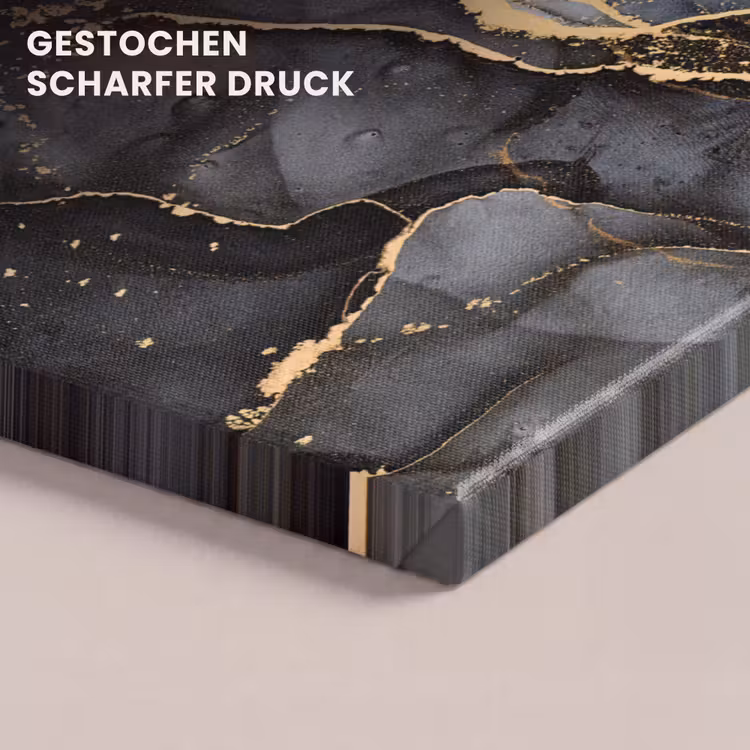 Marmer - Abstract - Goud - Grijs canvas 2cm klein -sfeer3