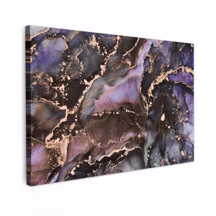 Marmer - Goud - Roze canvas 2cm klein -z3d