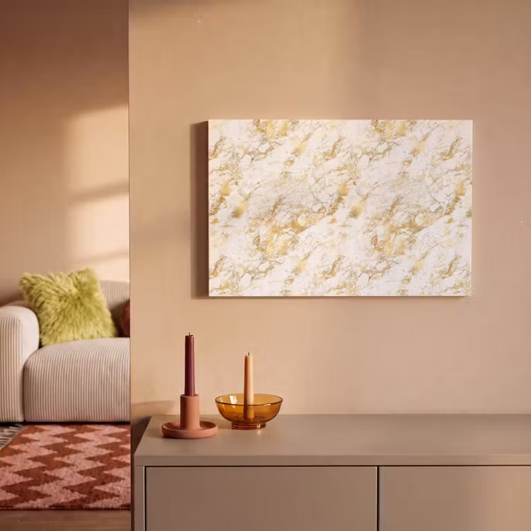 Marmer - Goud - Structuur canvas 2cm klein 34 -sfeer1