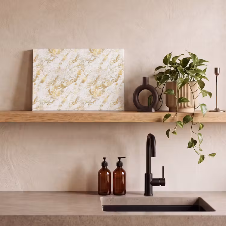 Marmer - Goud - Structuur canvas 2cm klein 34 -closeup_print_DE
