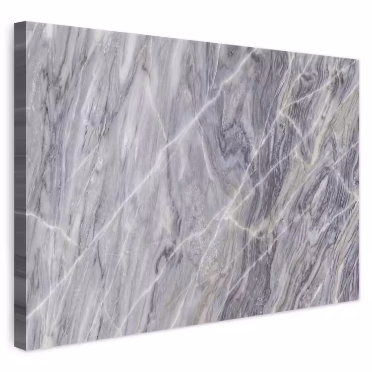 Marmer - Ader - Patroon - Abstract - Grijs canvas 2cm klein -3d