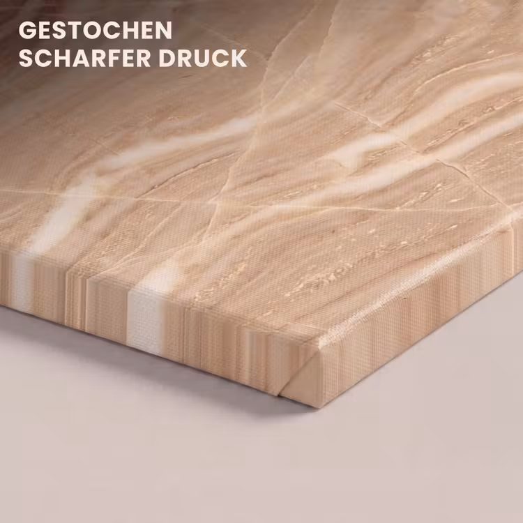 Marmer - Ader - Natuur - Abstract - Beige canvas 2cm klein -closeup_print_DE