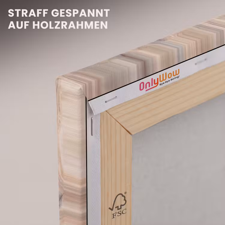 Marmer - Patroon - Abstract - Beige - Groen canvas 2cm klein -uniquesellingpoint_afwerking-onlywow_DE