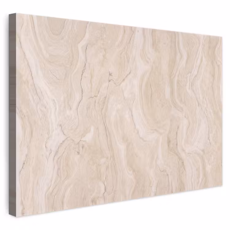 Marmer - Patroon - Beige - Steen - Abstract canvas 2cm klein -3d