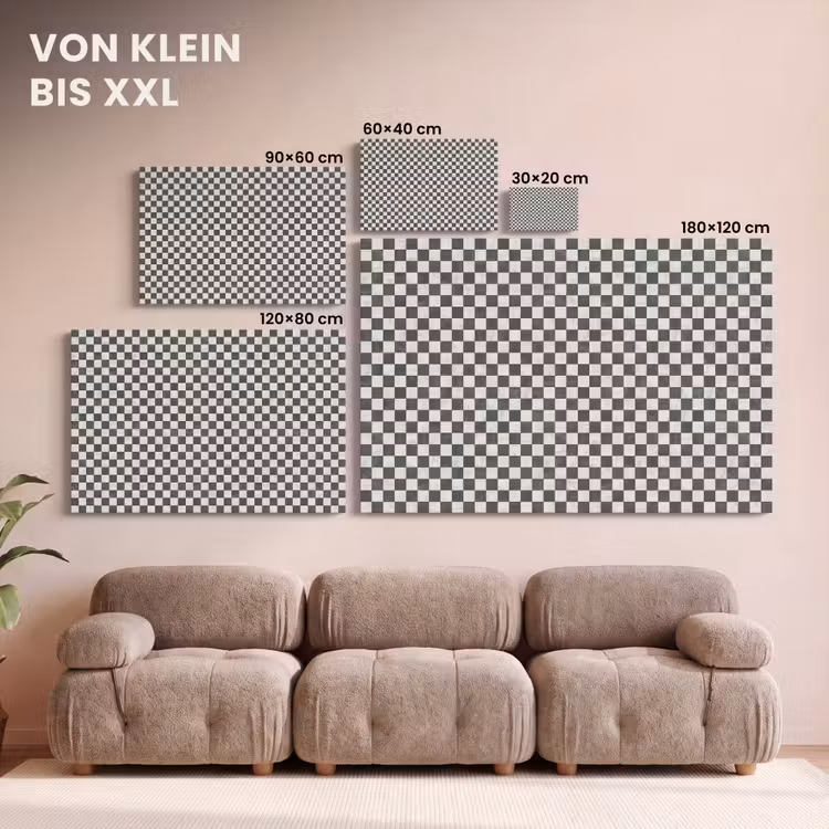 Marmer - Patroon - Grijs canvas 2cm klein 34 -Xsfeer8_DE