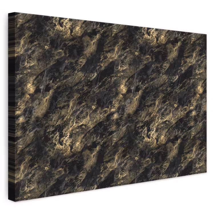 Marmer - Zwart - Goud canvas 2cm klein 34 -sfeer1