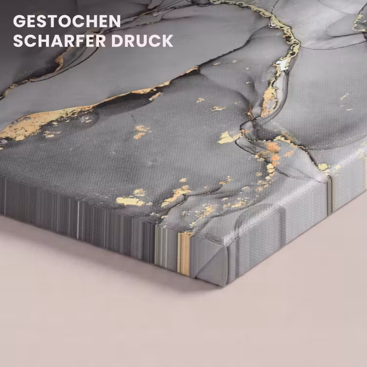 Marmer - Zwart - Goud - Grijs canvas 2cm klein -uniquesellingpoint_afwerking-onlywow_DE