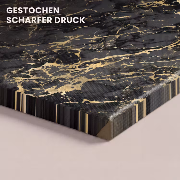 Marmer - Zwart - Goudstructuur canvas 2cm klein 34 -uniquesellingpoint_afwerking-onlywow_DE
