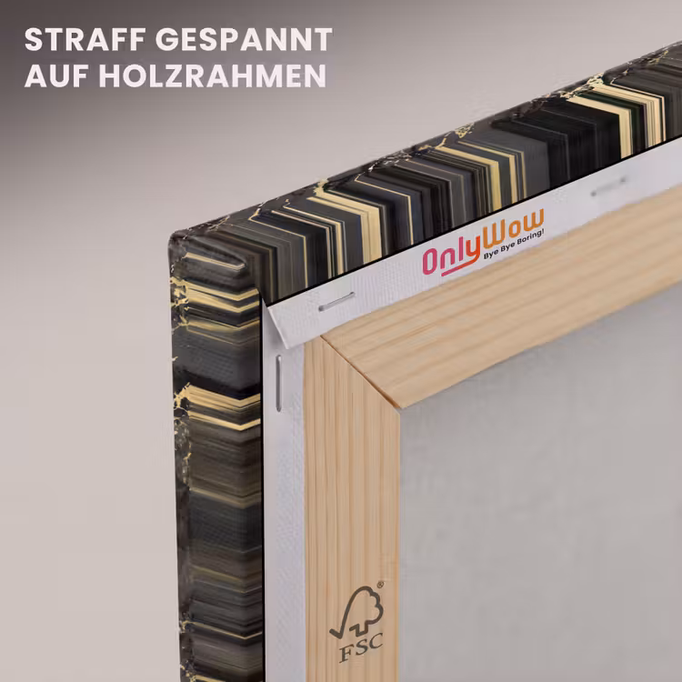 Marmer - Zwart - Goudstructuur canvas 2cm klein 34 -uniquesellingpoint_afwerking-onlywow_DE