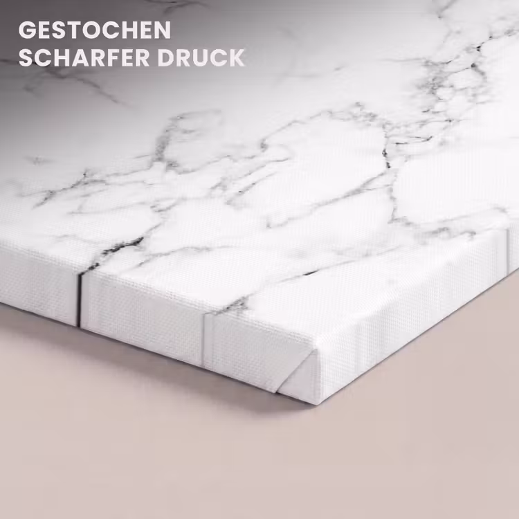 Marmer - Wit - Grijs - Luxe - Marmerlook - Structuur canvas 2cm klein -uniquesellingpoint_afwerking-onlywow_DE