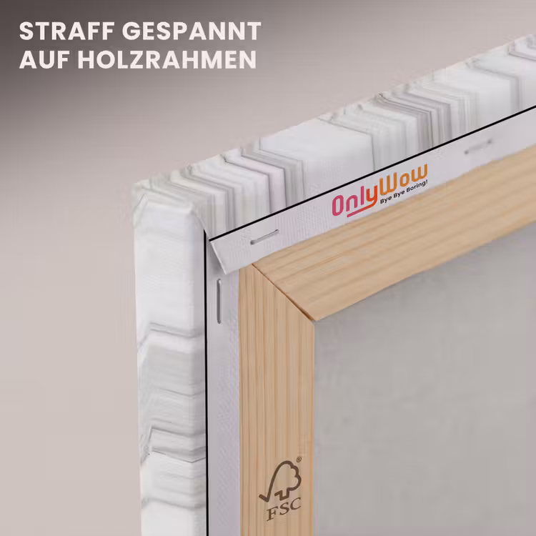 Marmer - Wit - Grijs - Structuur - Modern canvas 2cm klein -uniquesellingpoint_afwerking-onlywow_DE