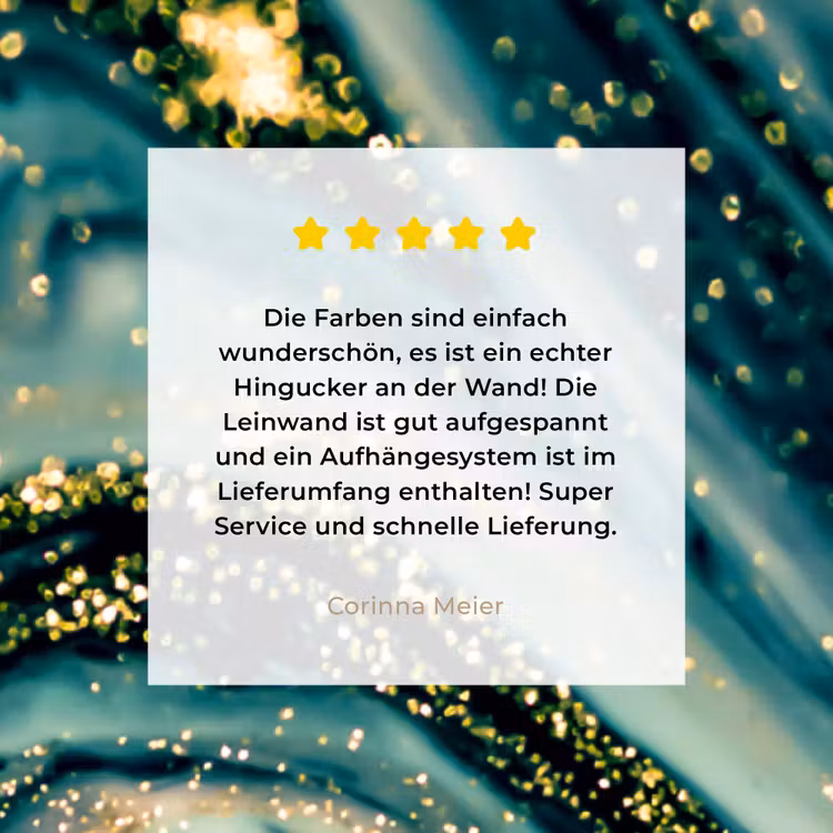 Marmerlook - Luxe - Goud - Turquoise - Glitter canvas 2cm klein -Xsfeer7_DE
