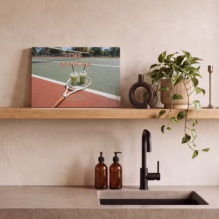 Matcha Club - Tennis - Matcha canvas 2cm klein -sfeer3