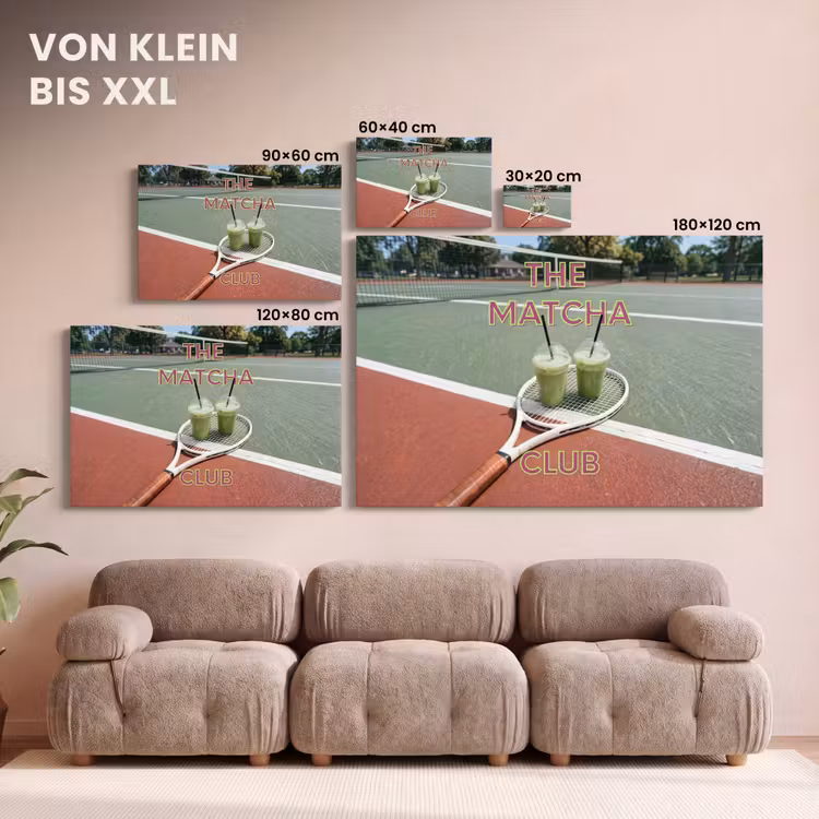 Matcha Club - Tennis - Matcha canvas 2cm klein -Xsfeer8_DE