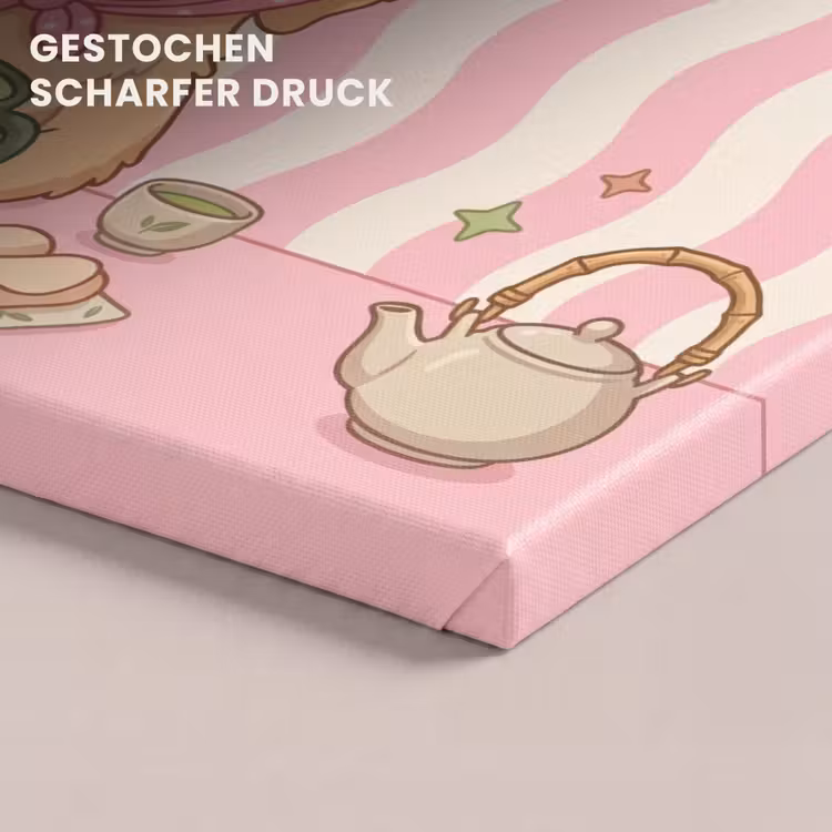 Matcha - Hond - Roze - Groen canvas 2cm klein -uniquesellingpoint_afwerking-onlywow_DE