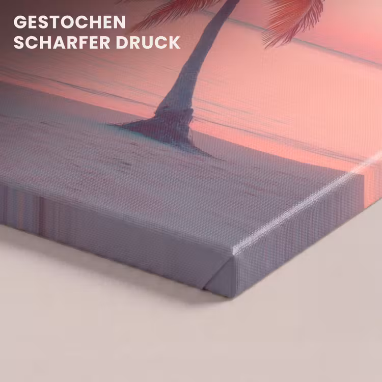 Zee - Boot - Zonsondergang canvas 2cm klein -uniquesellingpoint_afwerking-onlywow_DE