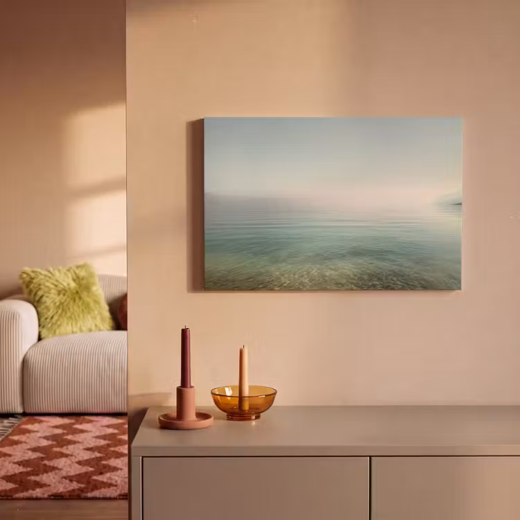 Zee - Horizon - Blauw - Mist canvas 2cm klein -sfeer1
