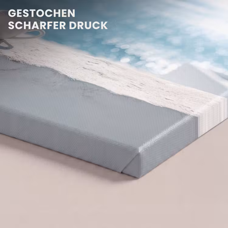 Zee - Koffiekopjes - Zomers canvas 2cm klein -uniquesellingpoint_afwerking-onlywow_DE