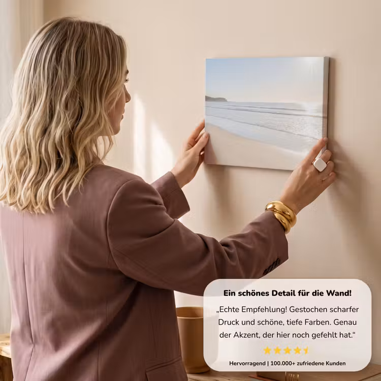 Zee - Zon - Zand canvas 2cm klein -sfeer3