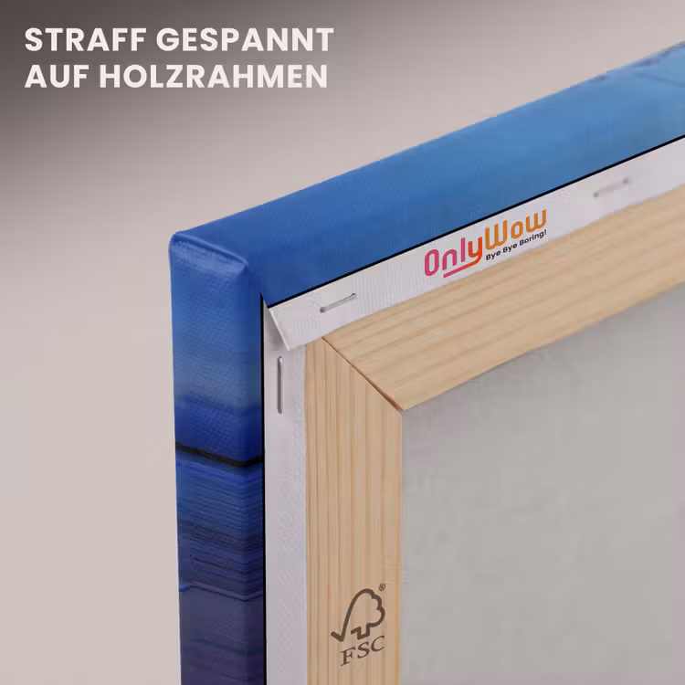 Zee - Strand - Zonsondergang - Wolken - Horizon canvas 2cm klein -uniquesellingpoint_afwerking-onlywow_DE