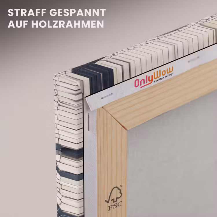 Zeeleven - Mozaïek - Kunst - Vintage - Beige canvas 2cm klein -uniquesellingpoint_afwerking-onlywow_DE