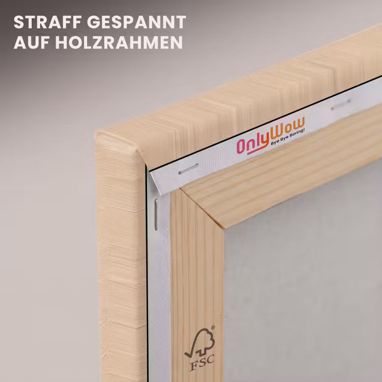 More espresso - Koffie - Eend canvas 2cm klein -uniquesellingpoint_afwerking-onlywow_DE