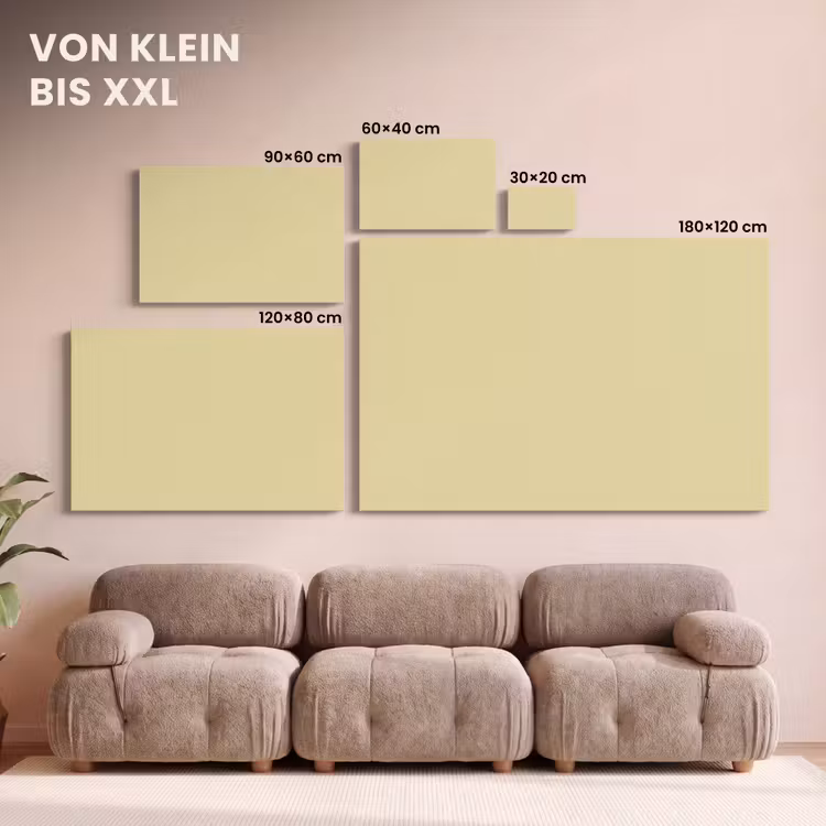 Mellow - Touch - Geel canvas 2cm klein 34 -Xsfeer8_DE