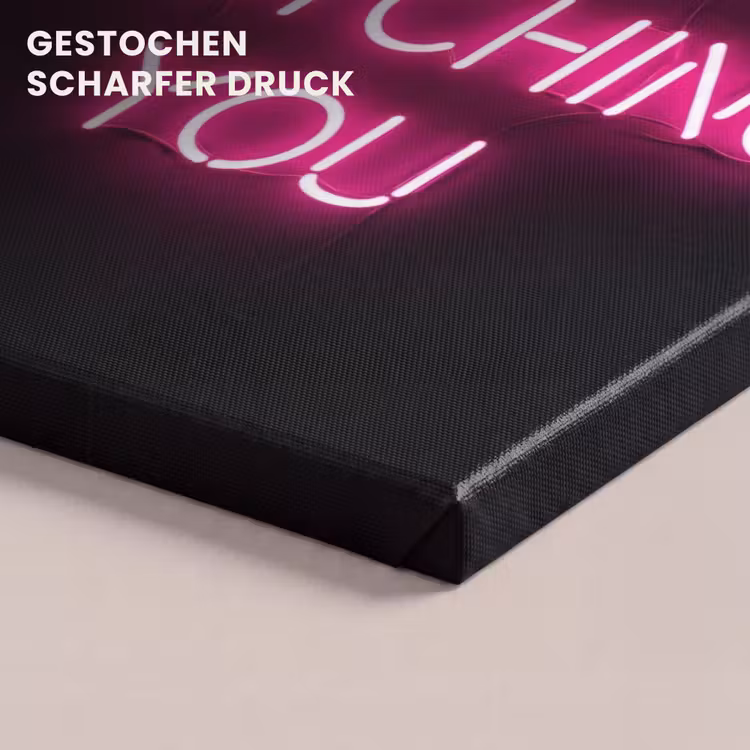 Man - Tekst - Neon canvas 2cm klein -uniquesellingpoint_afwerking-onlywow_DE