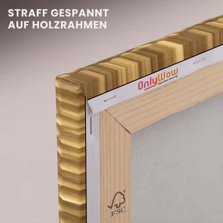 Metaal - Dynamisch - Goud canvas 2cm klein 34 -uniquesellingpoint_afwerking-onlywow_DE