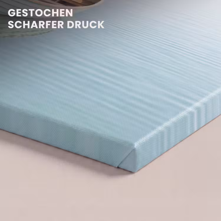 Minimalistisch - Boot - Zee canvas 2cm klein -closeup_print_DE