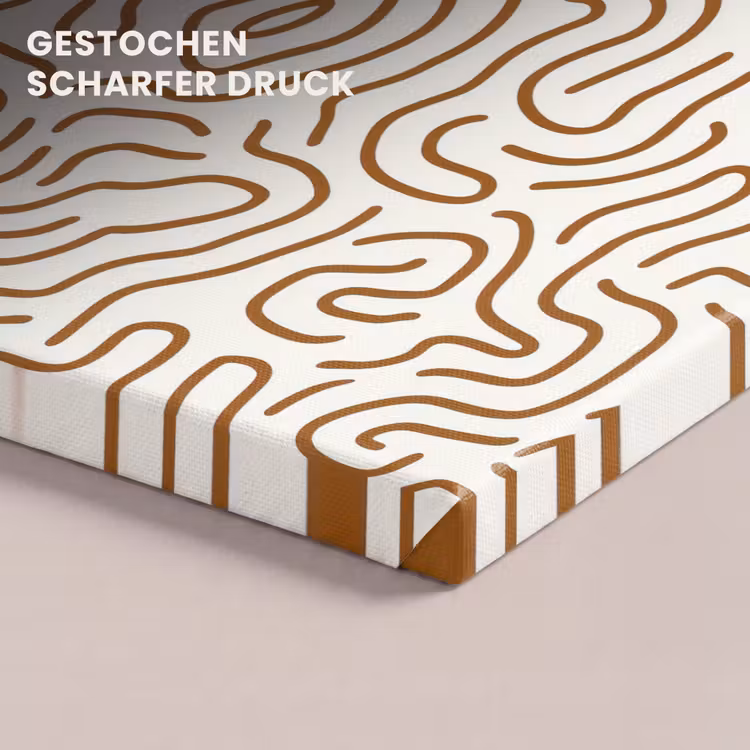 Minimalistisch - Patroon - Terracotta canvas 2cm klein 34 -closeup_print_DE