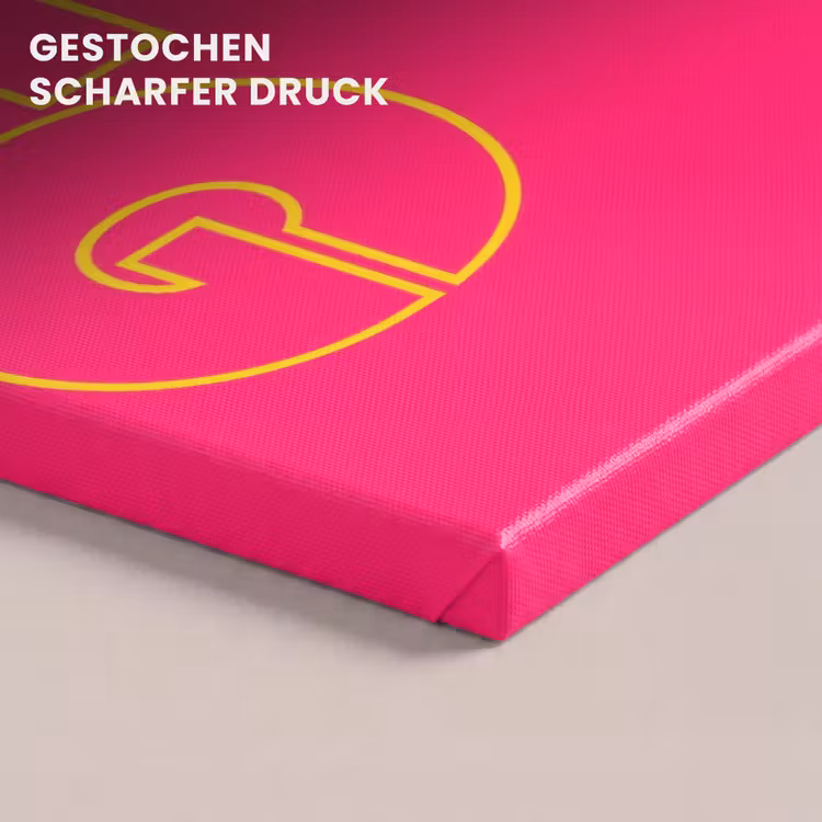 Minimalistisch - Roze - Dream big - Grafisch canvas 2cm klein -closeup_print_DE