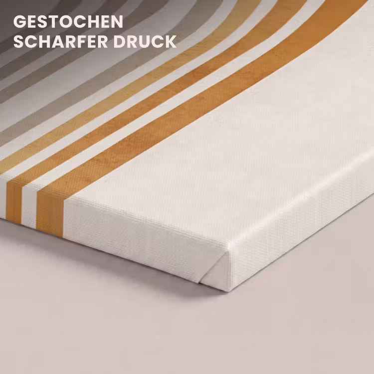 Minimalistisch - Boog - Lijnen - Beige canvas 2cm klein -uniquesellingpoint_afwerking-onlywow_DE