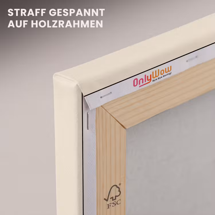 Minimalistisch - Waterijsje - Stokje - Beige canvas 2cm klein -uniquesellingpoint_afwerking-onlywow_DE