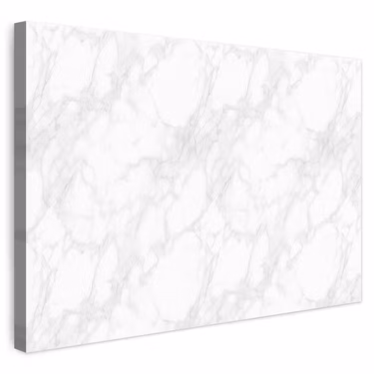 Minimalistisch - Wit - Grijze aders canvas 2cm klein 34 -3d