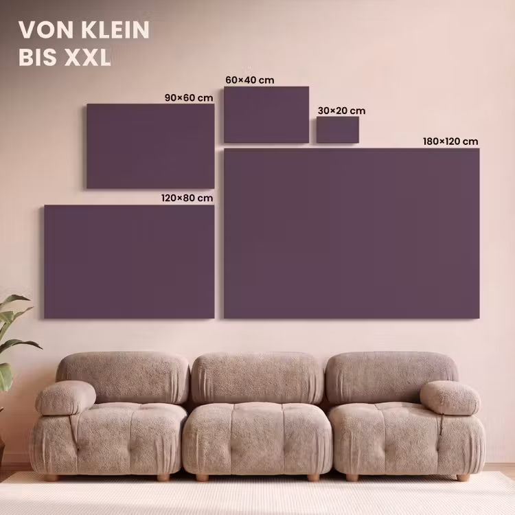 Midnight - Plum - Paars canvas 2cm klein 34 -Xsfeer8_DE