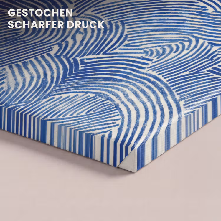 Modern - Abstract - Blauw canvas 2cm klein 34 -closeup_print_DE