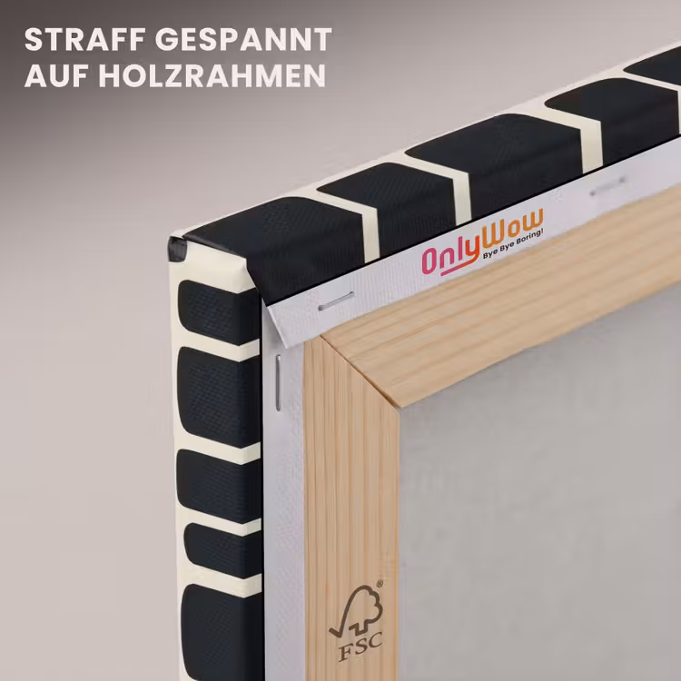 Modern - Organisch - Zwart canvas 2cm klein 34 -uniquesellingpoint_afwerking-onlywow_DE