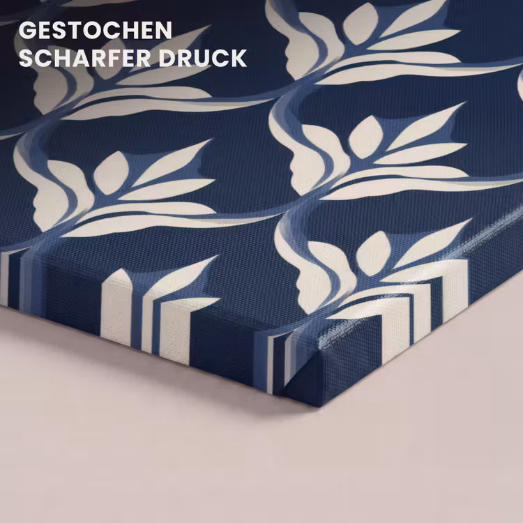 Modern - Ontwerp - Blauw canvas 2cm klein 34 -closeup_print_DE