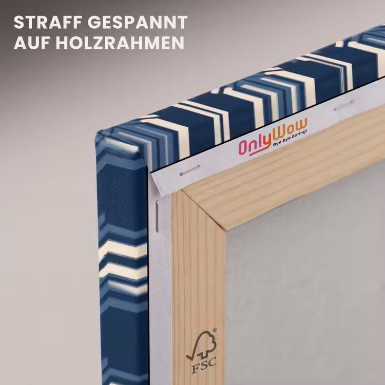 Modern - Patroon - Blauw canvas 2cm klein 34 -uniquesellingpoint_afwerking-onlywow_DE