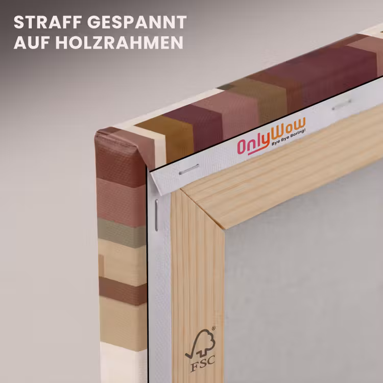 Modern - Geometrie - Kleurrijk canvas 2cm klein 34 -uniquesellingpoint_afwerking-onlywow_DE